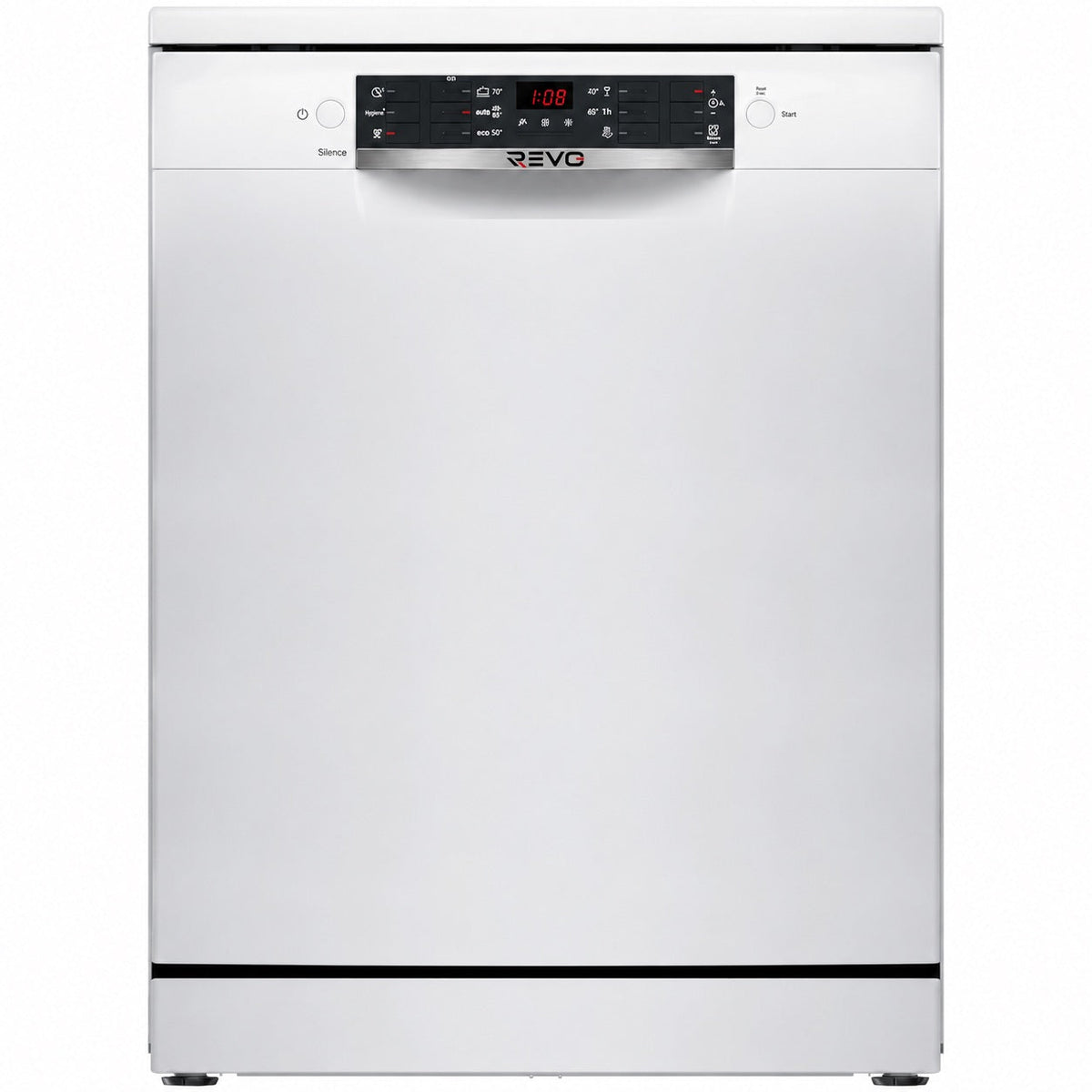 Lave-Vaisselle REVO Clario – 60 cm – 6 Programmes – Séchage Extra – 48 dB – Panier Réglable 3 Niveaux