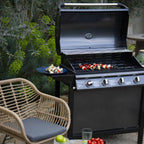 Barbecue au gaz Sorrento - 4 brûleurs avec thermomètre 14kW