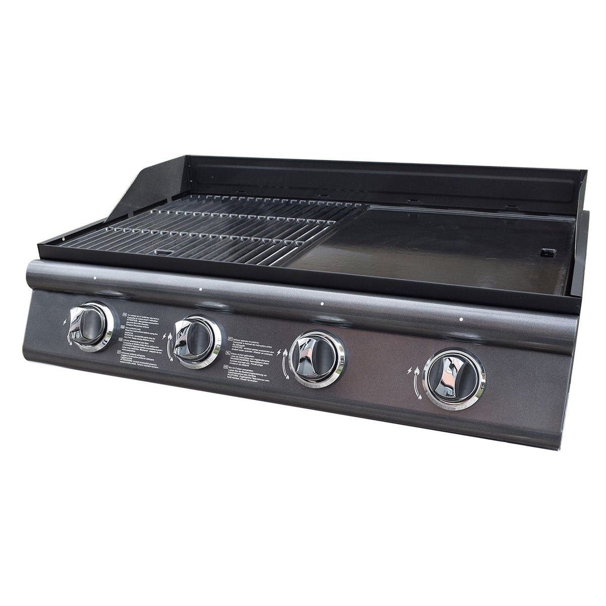 Barbecue gaz mixte Tenerife - 4 brûleurs 14 kW
