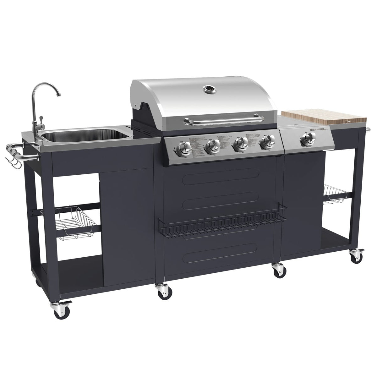 REVO Alicante Outdoor Kitchen – 4+1 Burner 17.2 kW