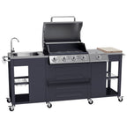 REVO Alicante Outdoor Kitchen – 4+1 Burner 17.2 kW