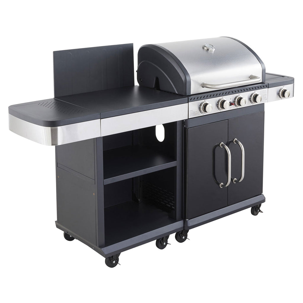 Gas barbecue Mallorca XL – 4 burners 14.5 kW with side table