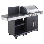 Gas barbecue Mallorca XL – 4 burners 14.5 kW with side table