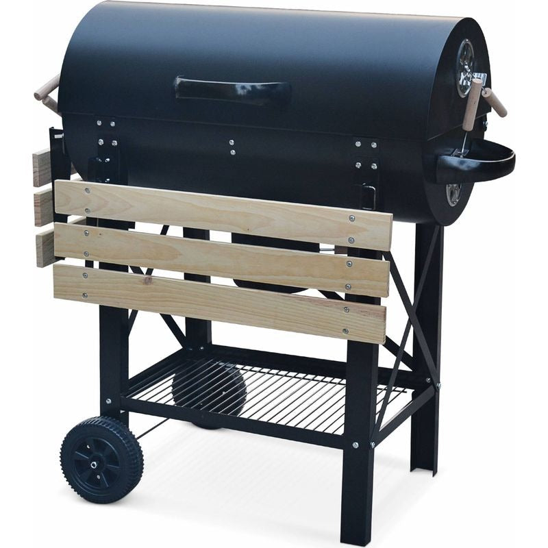 American Charcoal Barbecue REVO Malaga – Smoker with Thermometer