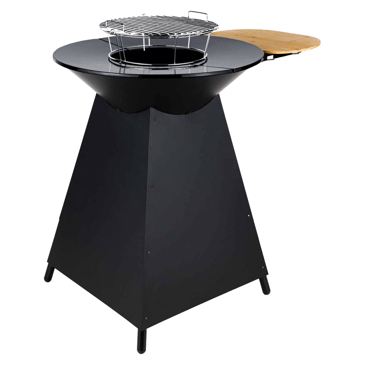 REVO Vulcan - Barbecue bois et charbon de bois avec plaque en fonte émaillée