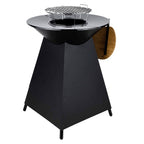 REVO Vulcan - Barbecue bois et charbon de bois avec plaque en fonte émaillée