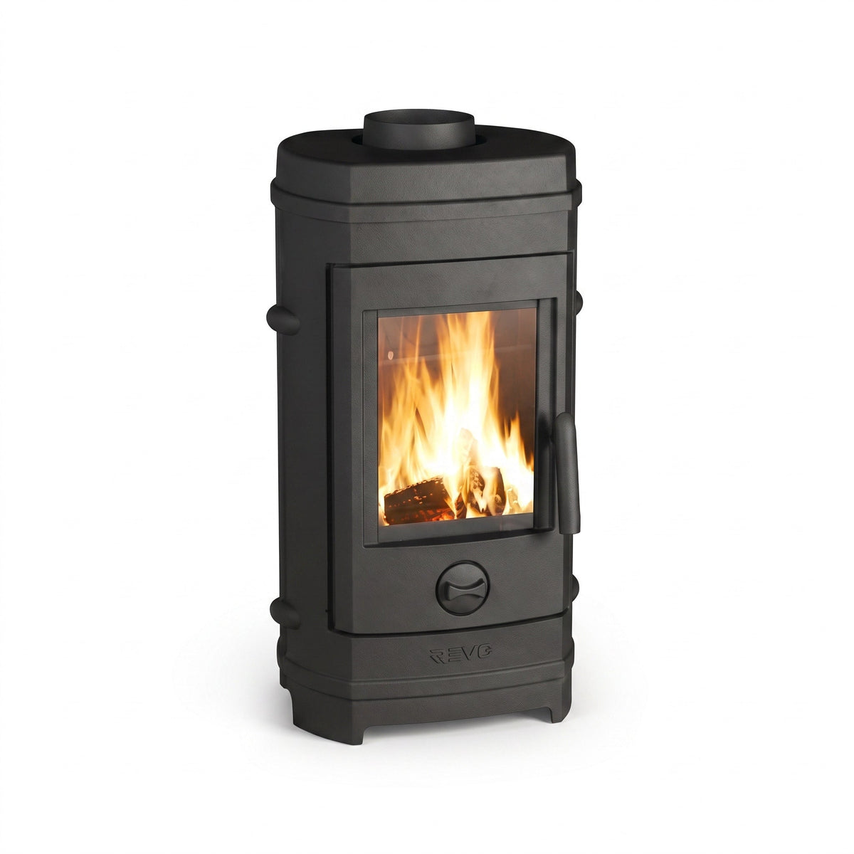 Wood stove REVO 7 kW cast iron – Front loading – 35 cm logs