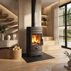 Wood stove REVO 7 kW cast iron – Front loading – 35 cm logs