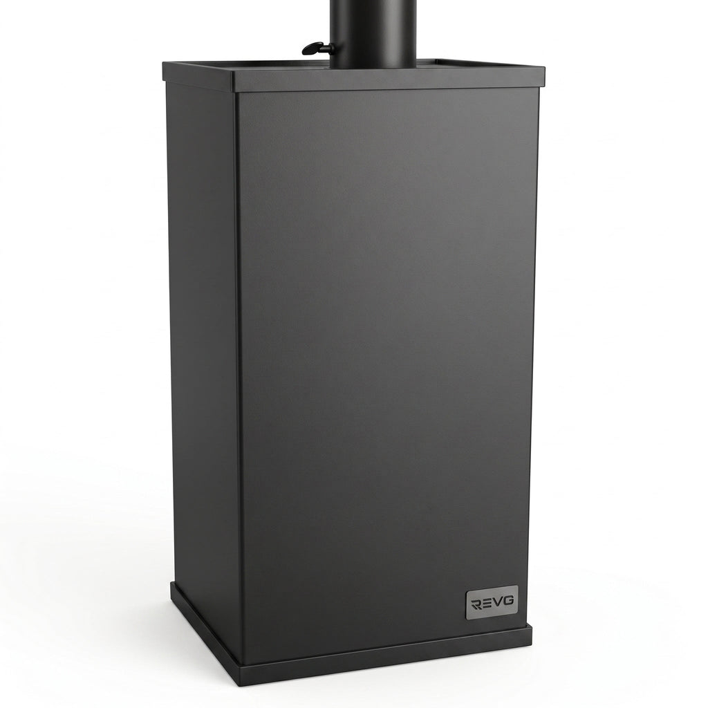 Poêle à bois REVO 12 kW – Four intégré – Sortie supérieure