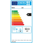 Poêle à bois REVO 12 kW – Four intégré – Sortie supérieure