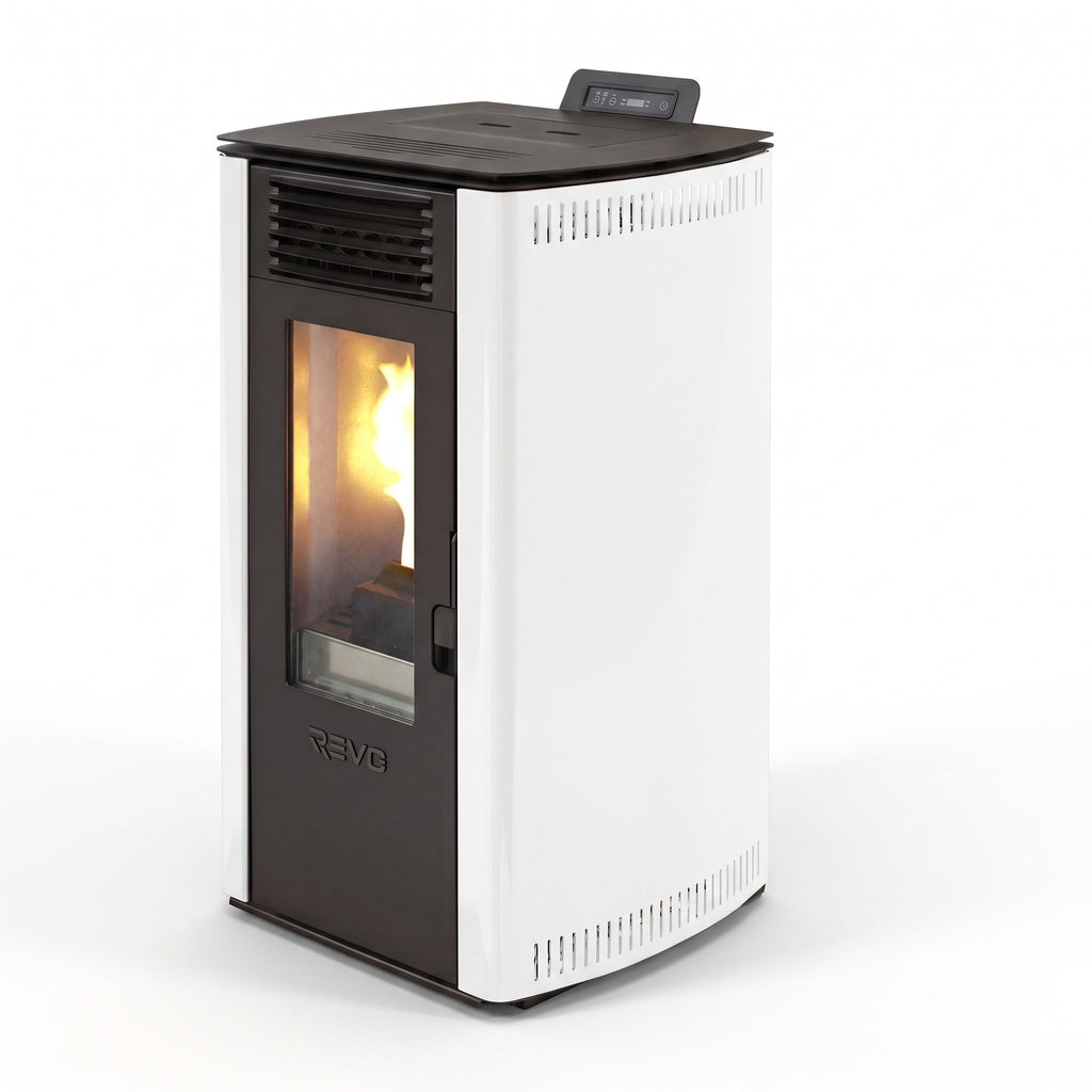 Pellet stove REVO 8 kW – Steel – Programmable – Up to 200 m³