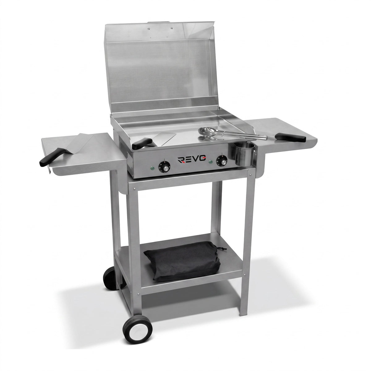 Pack Plancha Électrique REVO Alicante – Chariot et Accessoires Inclus – 2400 W
