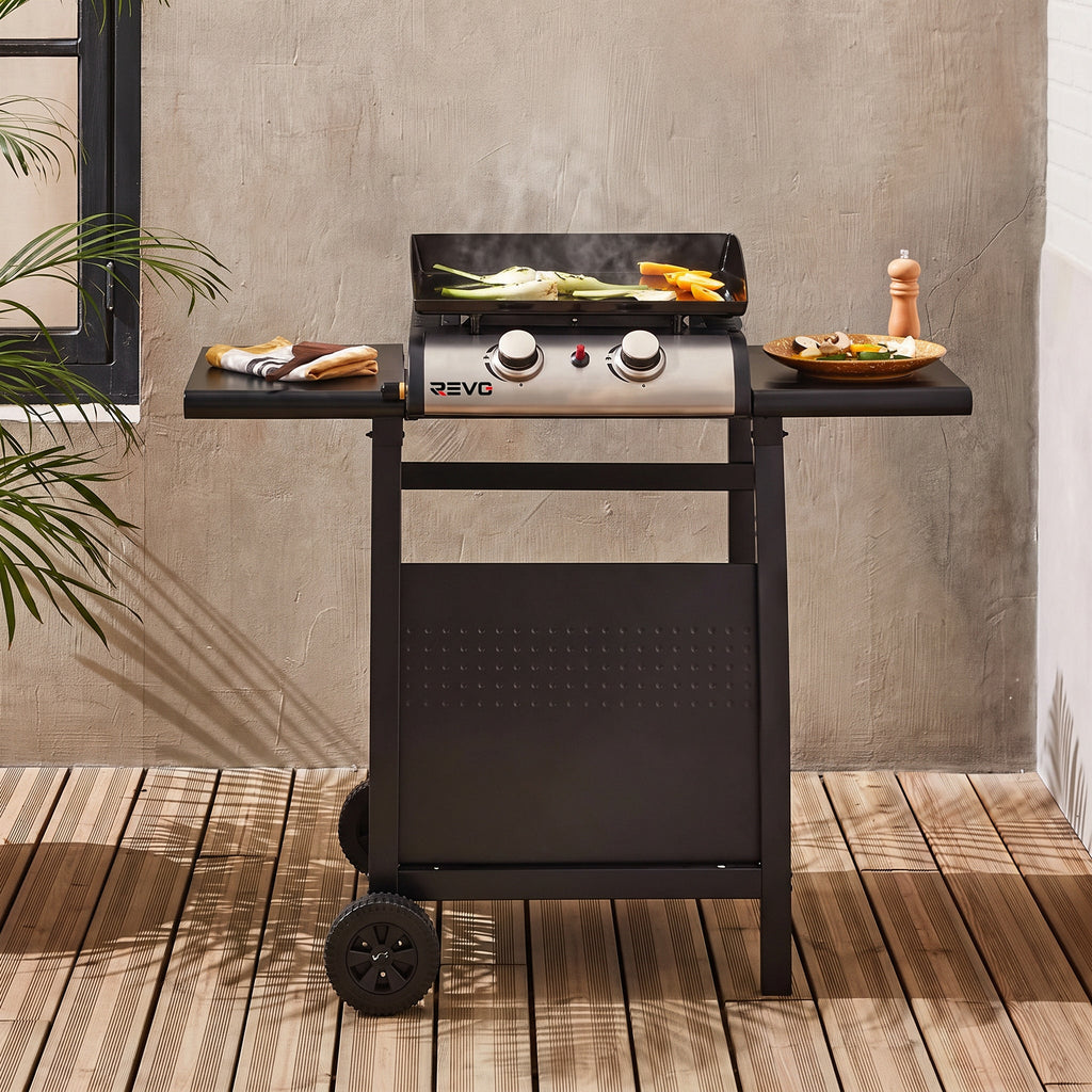 Plancha Gaz REVO Zaragoza – Chariot Inclus – 5 kW