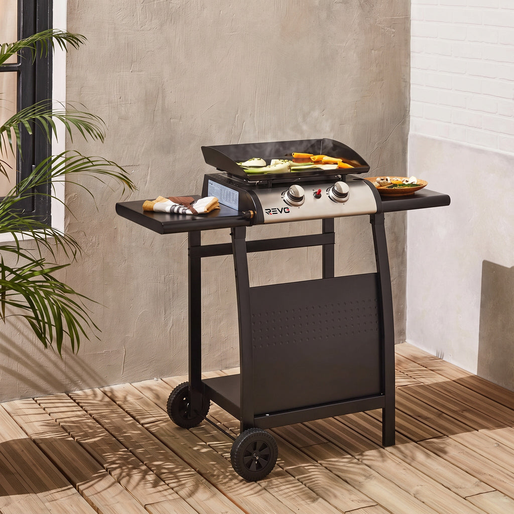 Plancha Gaz REVO Zaragoza – Chariot Inclus – 5 kW