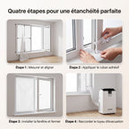 Climatiseur mobile REVO Aero 14 – 14 000 BTU – Wi-Fi – 4-en-1 – 33 m² – Classe A