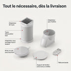 Climatiseur mobile REVO Compact – 8 300 BTU – 2,1 kW – 3-en-1 – 52 dB – Classe A