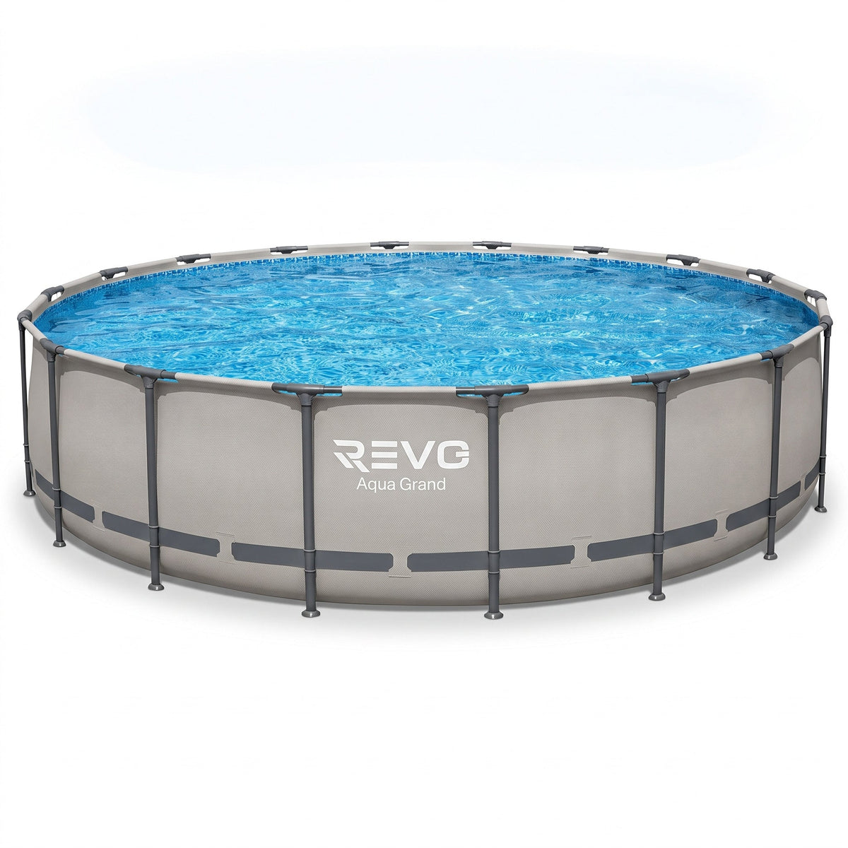 Piscine hors-sol ronde REVO Aqua Grand – Ø427 × 122 cm – 15 232 L – Filtration 3 028 L/h