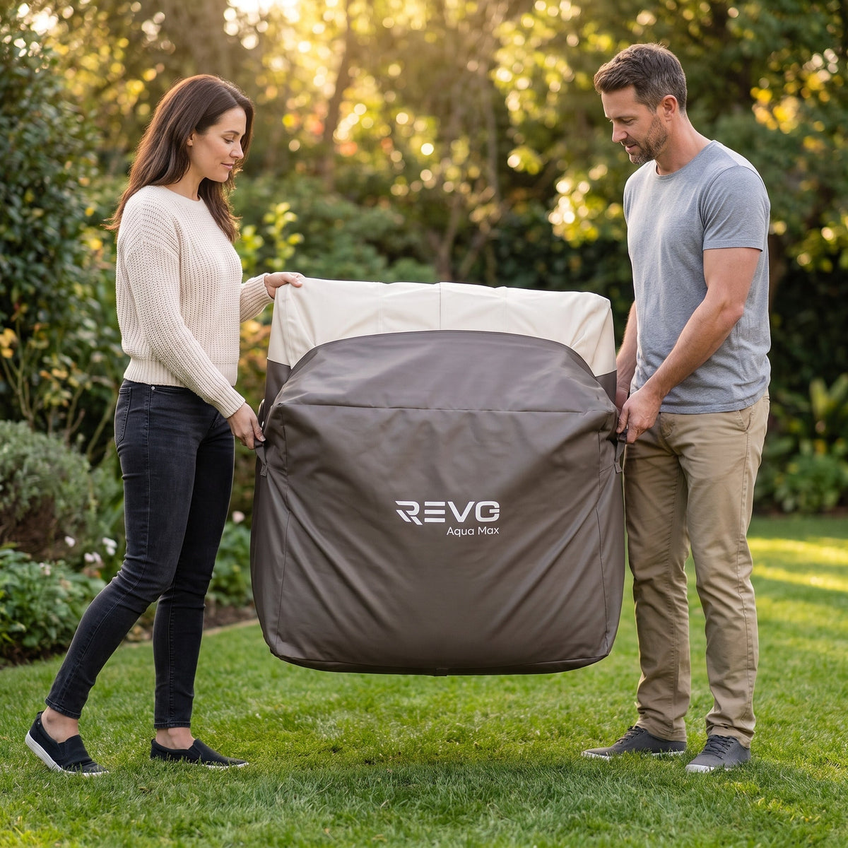 Spa gonflable REVO Aqua Max – 8 places – 170 jets – Chauffage 40°C