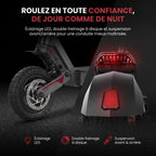 Trottinette électrique REVO Urban X – 800 W – Autonomie 55 km – Pneus 10" – Suspensions AV/AR