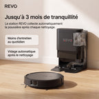Robot Aspirateur Laveur REVO Vector 15 – 15 000 Pa avec station de vidage automatique et navigation LiDAR