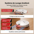 Robot Aspirateur Laveur REVO Apex 25 Blanc – 25 000 Pa avec Station Multifonctionnelle & Navigation Intelligente