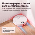 Robot Aspirateur Laveur REVO Apex 25 Blanc – 25 000 Pa avec Station Multifonctionnelle & Navigation Intelligente