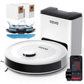 Robot aspirateur et laveur 3-en-1 REVO Aero 6 – 6 000 Pa avec station de vidage automatique
