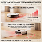 Robot aspirateur et laveur 3-en-1 REVO Aero 6 – 6 000 Pa avec station de vidage automatique
