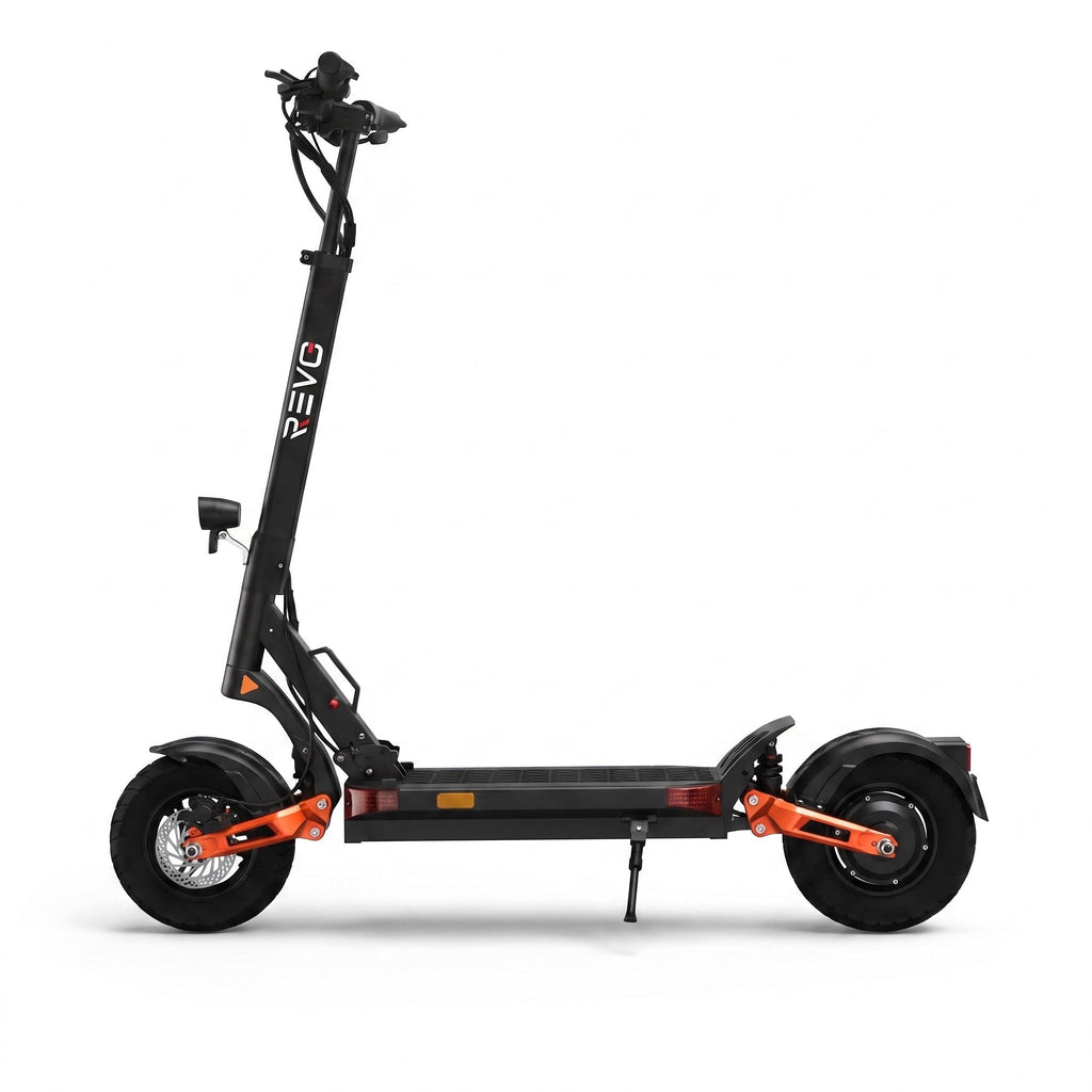 Trottinette Électrique REVO Titan X2 – Double Moteur 2 × 1 000 W – Autonomie jusqu’à 75 km – Batterie 60 V 18 Ah – Pneus Tout-Terrain 10"