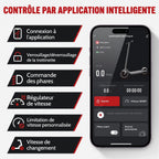 Trottinette Électrique REVO Nova – 350 W (Crête 650 W) – Autonomie 30-35 km – Batterie 36V 7,8 Ah – Pneus 8,5" Nid d'Abeille