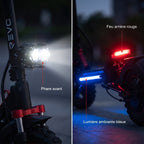 Trottinette électrique REVO Peak – 1000 W (pic 1200 W) – Autonomie 55 km – Batterie 48V 15Ah – Pneus 11" tout-terrain