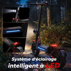 Trottinette électrique REVO Peak – 1000 W (pic 1200 W) – Autonomie 55 km – Batterie 48V 15Ah – Pneus 11" tout-terrain