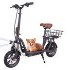 Trottinette électrique REVO Zenith – 500 W – Autonomie 35 km – Batterie 36 V 7,5 Ah – Pneus 12" – Avec siège
