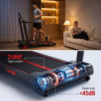 Tapis de course pliable REVO Vantage – Moteur 3,0 CV – Inclinaison manuelle 16 % – Vitesse 1-10 km/h – Télécommande