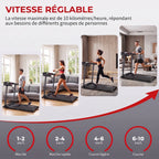 Tapis de course pliable REVO Pace – 10 km/h – 12 programmes – Charge 100 kg – Écran LED