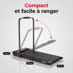 Tapis de course pliable REVO Flexo – 10 km/h – 2 modes (marche/course) – Écran LED
