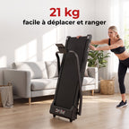 Tapis de course pliable REVO Flexo – 10 km/h – 2 modes (marche/course) – Écran LED