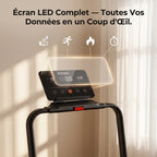 Tapis de course pliable REVO Trail – 12 km/h – 12 programmes HIIT – Écran LED et application connectée