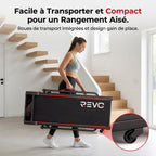 Tapis de course pliable REVO Trail – 12 km/h – 12 programmes HIIT – Écran LED et application connectée