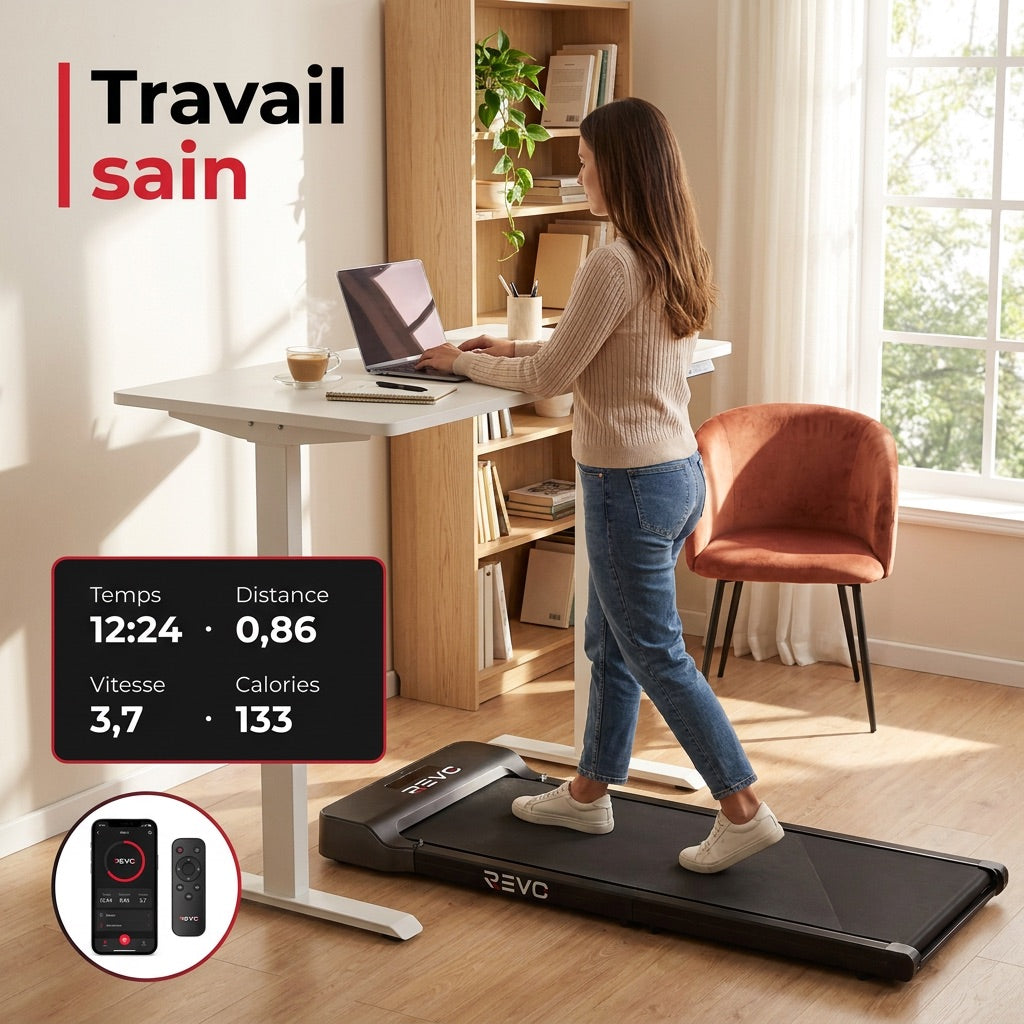 Folding Treadmill REVO WalkingPad – 6 km/h – 110 kg Load – LED Display