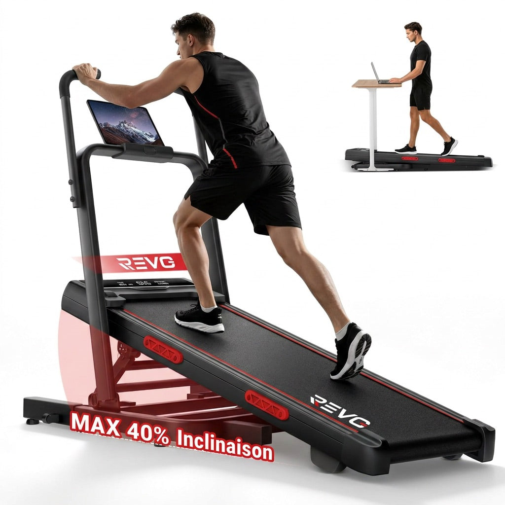 REVO Summit Folding Treadmill – 10km/h – 159kg Load – LED Display