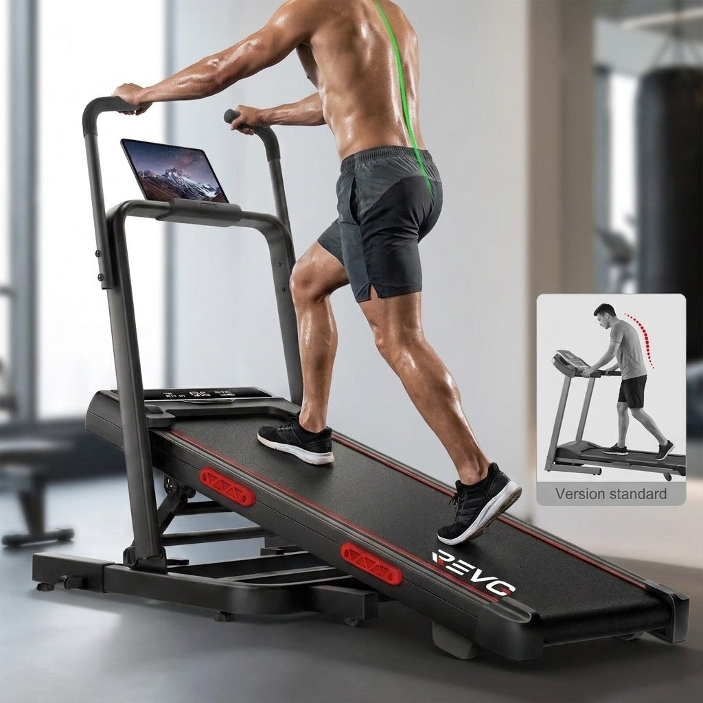 REVO Summit Folding Treadmill – 10km/h – 159kg Load – LED Display