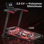 REVO Elevate 15 Treadmill - 15% Automatic Incline - 2.5 HP - 12 km/h - Foldable & Connected