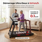 REVO SafeWalk 3 - Treadmill 3.0 HP - 0.8 to 8.5 km/h - Handrails & Heart Rate Monitor