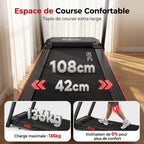 REVO SafeWalk 3 - Treadmill 3.0 HP - 0.8 to 8.5 km/h - Handrails & Heart Rate Monitor