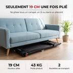 REVO Tempo 16 Folding Treadmill – 1 to 16 km/h – 16 Programs – 120 × 45 cm Surface – Ultra-Compact 19 cm Fold