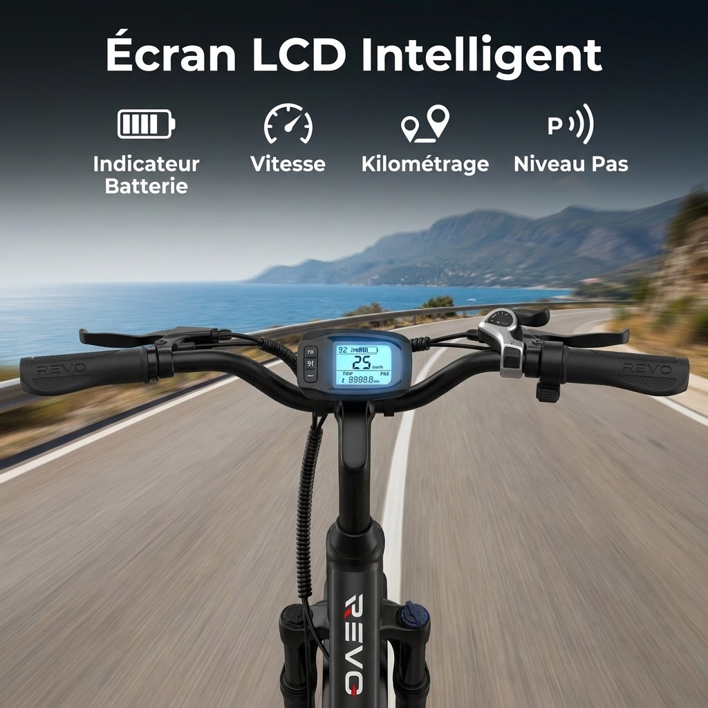 Electric Bicycle REVO Horizon 24 – 250 W – Range up to 40 km – Battery 36 V 10 Ah – 7 Speeds