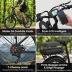 Electric Bicycle REVO Horizon 24 – 250 W – Range up to 40 km – Battery 36 V 10 Ah – 7 Speeds