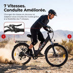 Electric Bicycle REVO Venture – 250 W – Range up to 100 km – 561.6 Wh Battery – 27.5 Wheels – Hydraulic Brakes