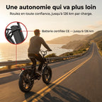 Electric Fat Bike REVO Terra Boost – 250 W – Range up to 126 km – 48 V 13 Ah Battery – 75 Nm Torque – 20 x 4 Tires